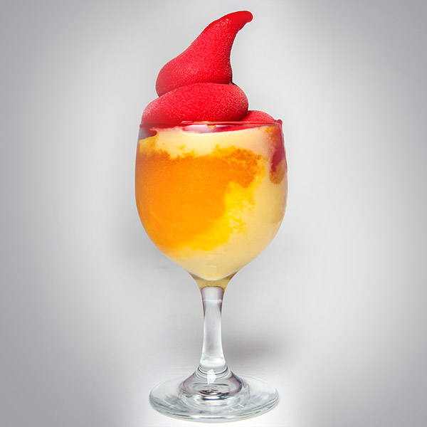 A frozen daiquiri at Twin Brothers, Arawak Cay