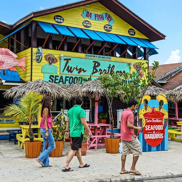 Twin Brothers on Arawak Cay, Nassau