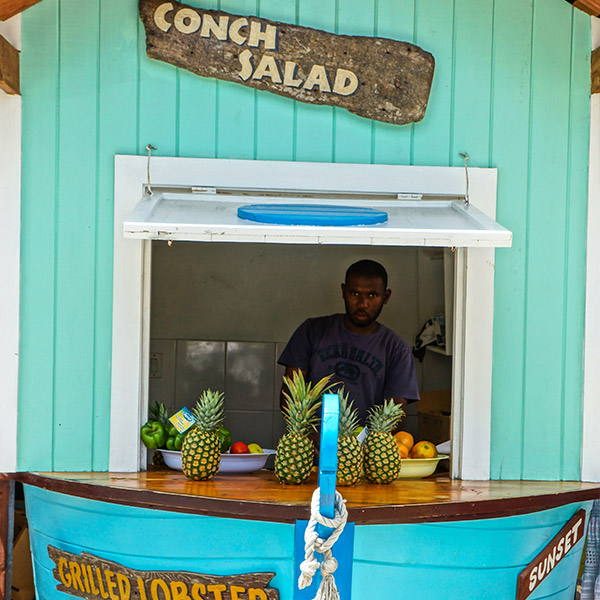 Twin Brothers on Arawak Cay, Nassau