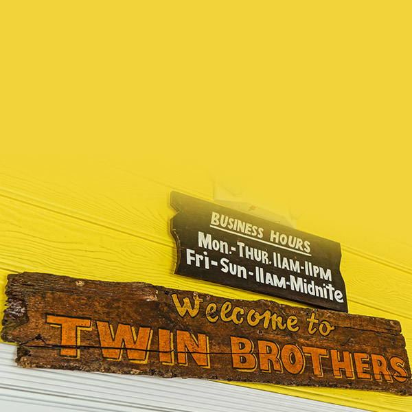Inside Twin Brothers on the Fish Fry, Arawak Cay